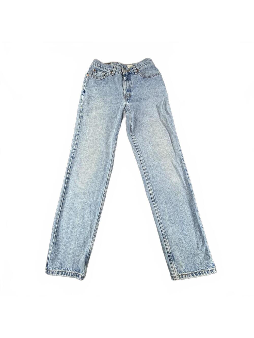 Vintage Levi’s 512 Slim Fit Straight Leg Jeans Women’s Junior Size 9 Light Denim